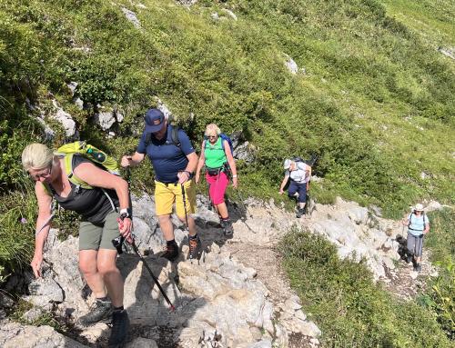 Berge 2023 Von Tannheim zur Lansberger Hütte und zum Vilsalbsee.