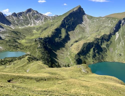 Berge 2023 Von Tannheim zur Lansberger Hütte und zum Vilsalbsee.