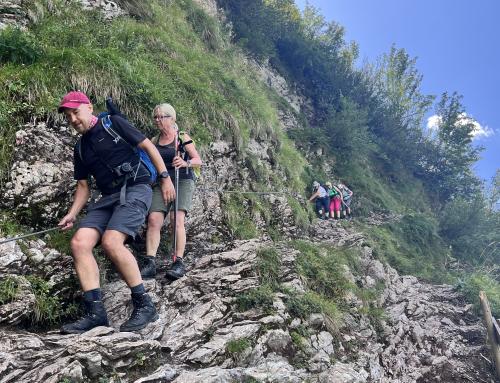 Berge 2023 Von Tannheim zur Lansberger Hütte und zum Vilsalbsee.