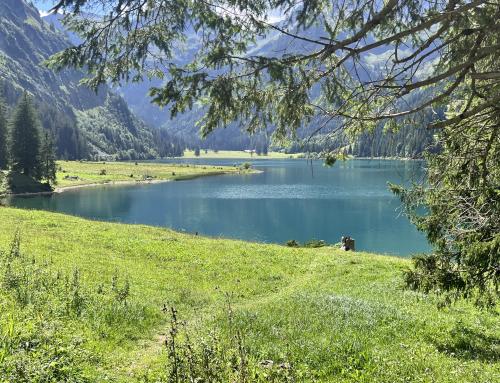 Berge 2023 Von Tannheim zur Lansberger Hütte und zum Vilsalbsee.